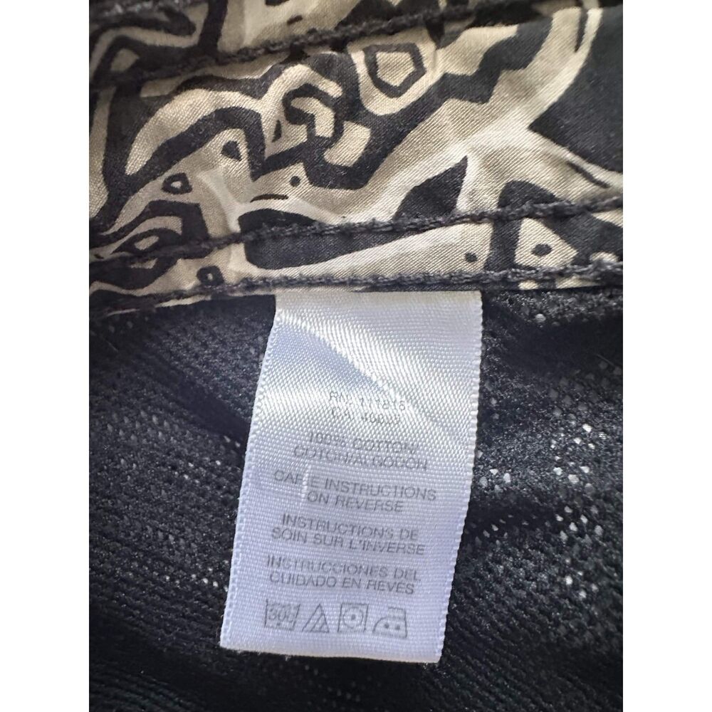 Michael Kors Men's L Dark Brown Paisley Swim Trunks 100% Cotton Mesh Lined Boho - Picture 6 of 8